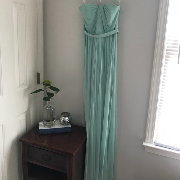 Mint David's Bridal Style Your Way Mesh Dress - Picture 8 of 14